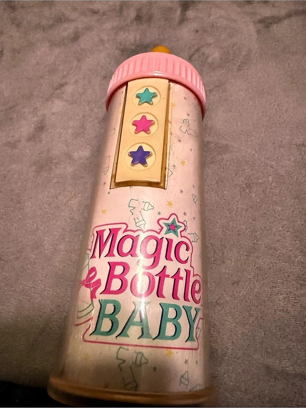 Tyco Magic Bottle Baby Electronic Toy Bottle Pink & Orange